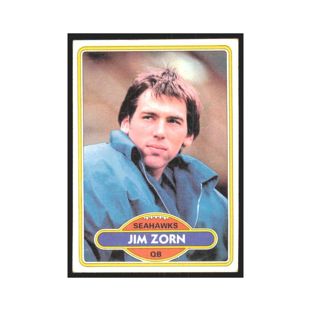 Jim Zorn 1980 Topps #20 Football Cards Football Card EX