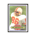 Jim O'Bradovich 1980 Topps #437 Football Cards Football Card EX