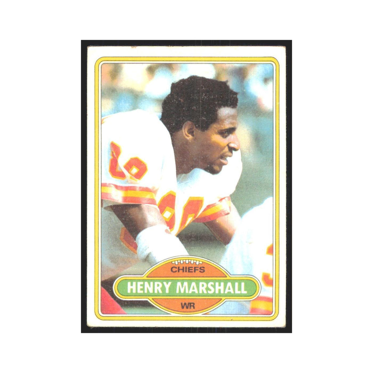 Henry Marshall 1980 Topps #233 Football Cards Football Card EX