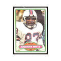 Sherman White 1980 Topps #106 Football Cards Football Card EX