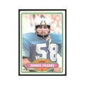 Dennis Franks 1980 Topps #203 Football Cards Football Card EX