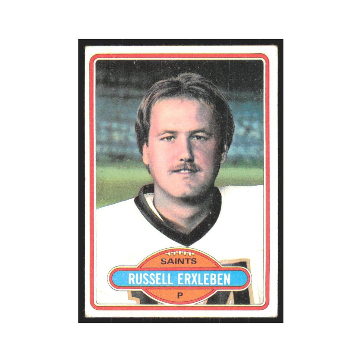 Russell Erxleben 1980 Topps #164 Football Cards Football Card EX