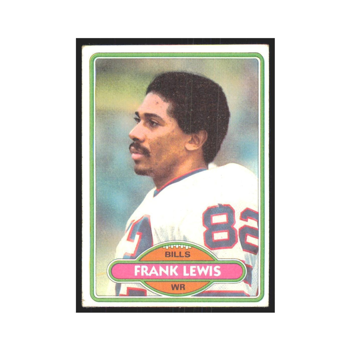 Frank Lewis 1980 Topps #293 Football Cards Football Card EX