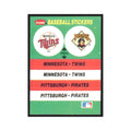 Arlington Stadium 1988 Fleer Baseball MVP's #nan TwinsPirates Baseball Card NM
