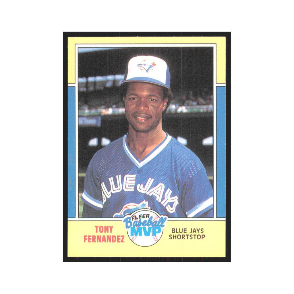 Tony Fernandez 1988 Fleer Baseball MVP's #14.0 Toronto Blue Jays NM