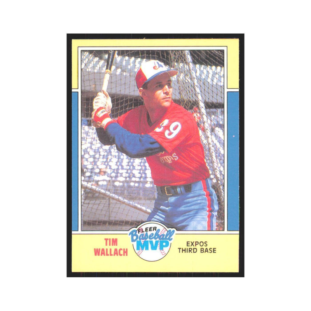 Tim Wallach 1988 Fleer Baseball MVP's #42.0 Montreal Expos Baseball Card NM