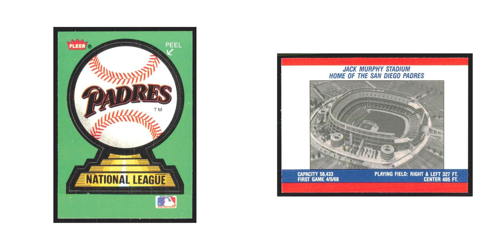 Jack Murphy Stadium 1988 Fleer Baseball MVP's #nan San Diego Padres NM