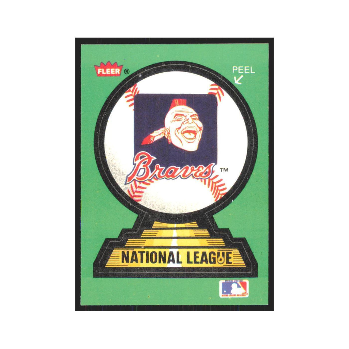 Atlanta Fulto County Stadium 1988 Fleer Baseball MVP's #nan Braves NM