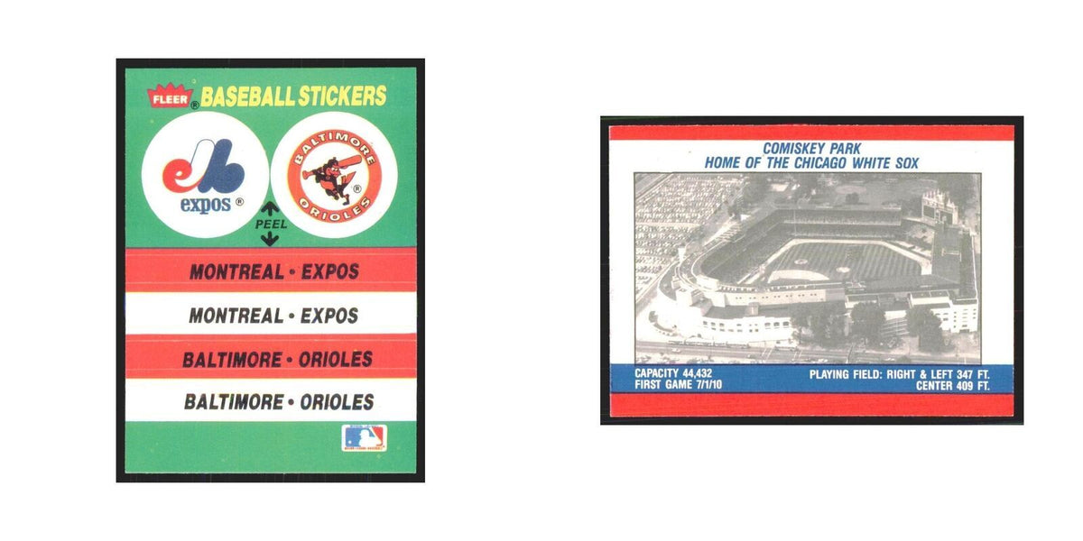 Comiskey Park 1988 Fleer Baseball MVP's #nan Expos/Orioles Baseball Card NM