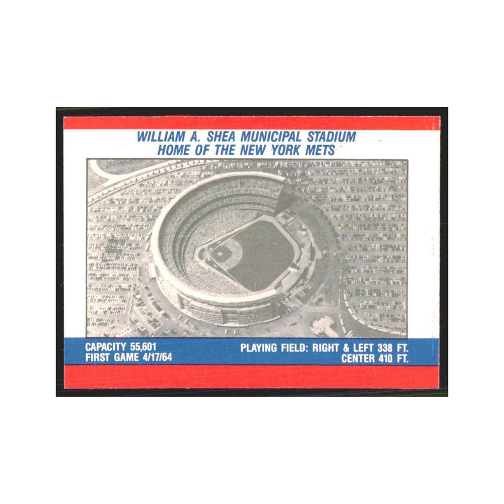 Shea Stadium 1988 Fleer Baseball MVP's #nan Mets Baseball Card NM