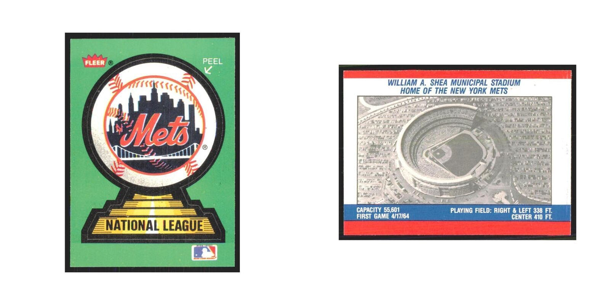 Shea Stadium 1988 Fleer Baseball MVP's #nan Mets Baseball Card NM