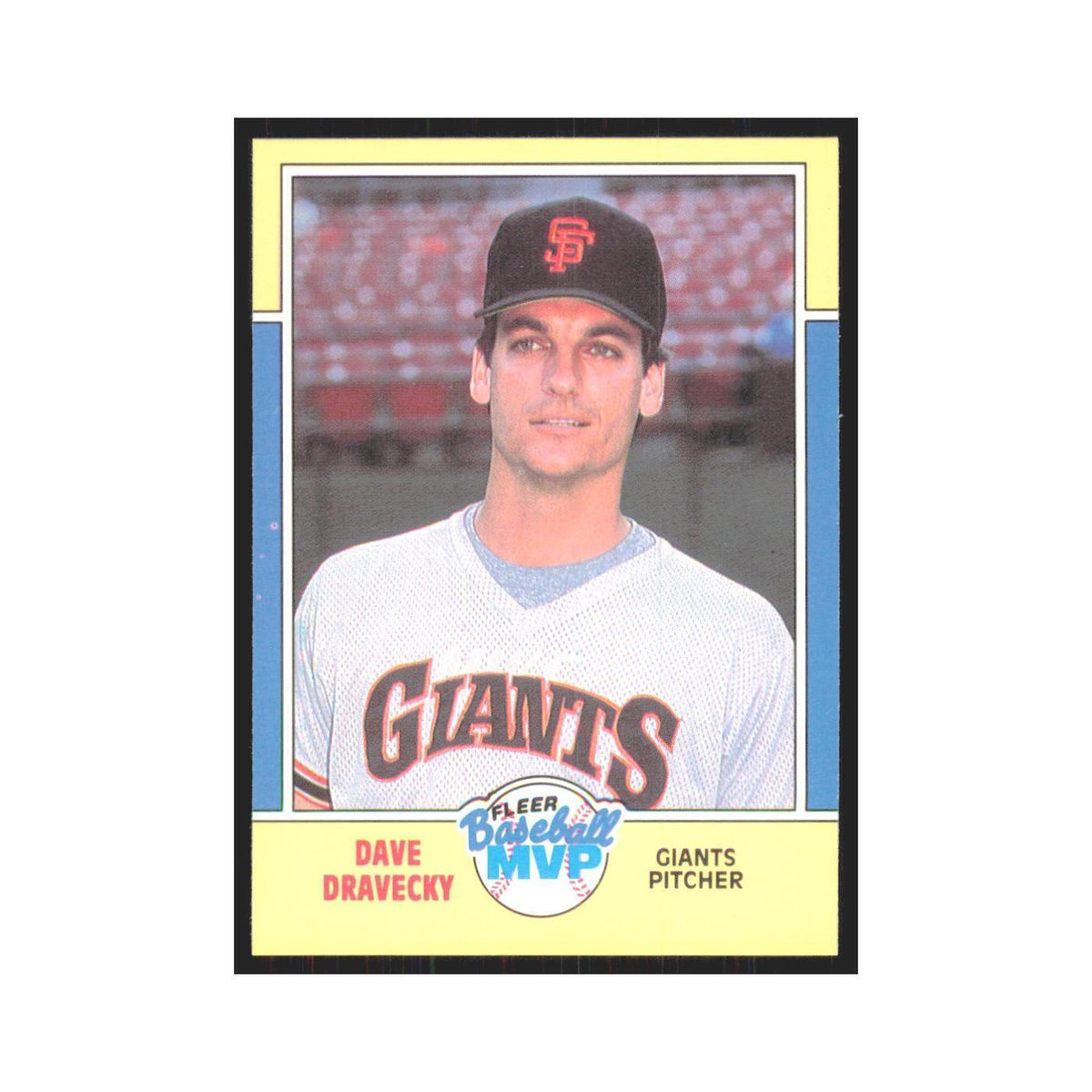 Dave Dravecky 1988 Fleer Baseball MVP's #10.0 San Francisco Giants NM