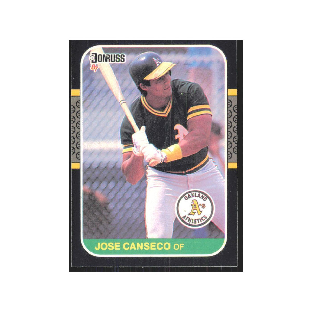 Jose Canseco 1987 Donruss #97.0 Oakland Athletics Baseball Card NM