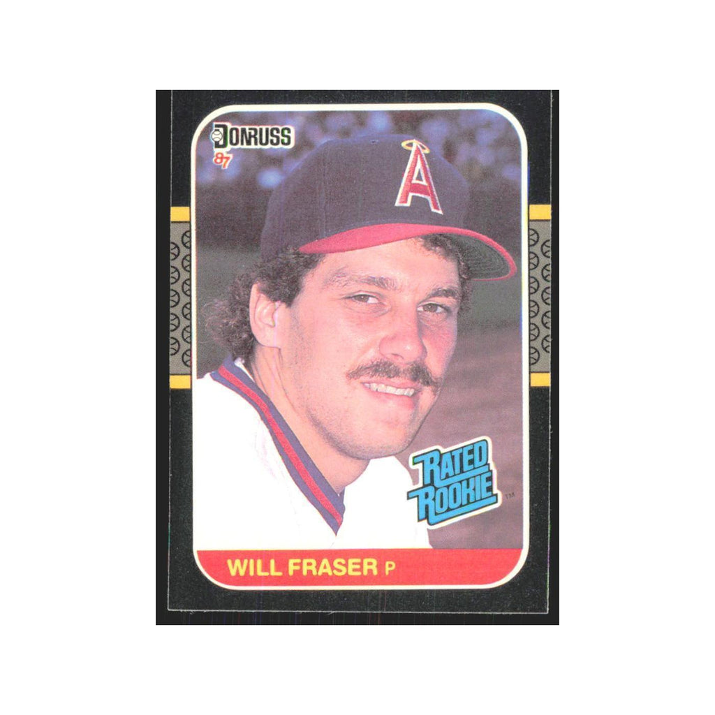 Will Fraser Rookie 1987 Donruss #40.0 California Angels Baseball Card NM
