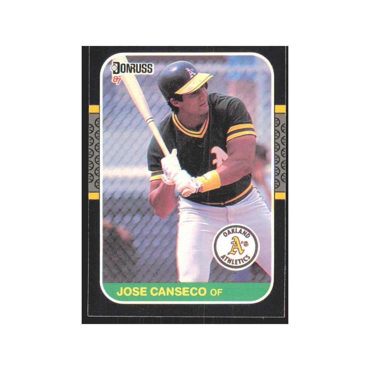 Jose Canseco 1987 Donruss #97.0 Oakland Athletics Baseball Card NM