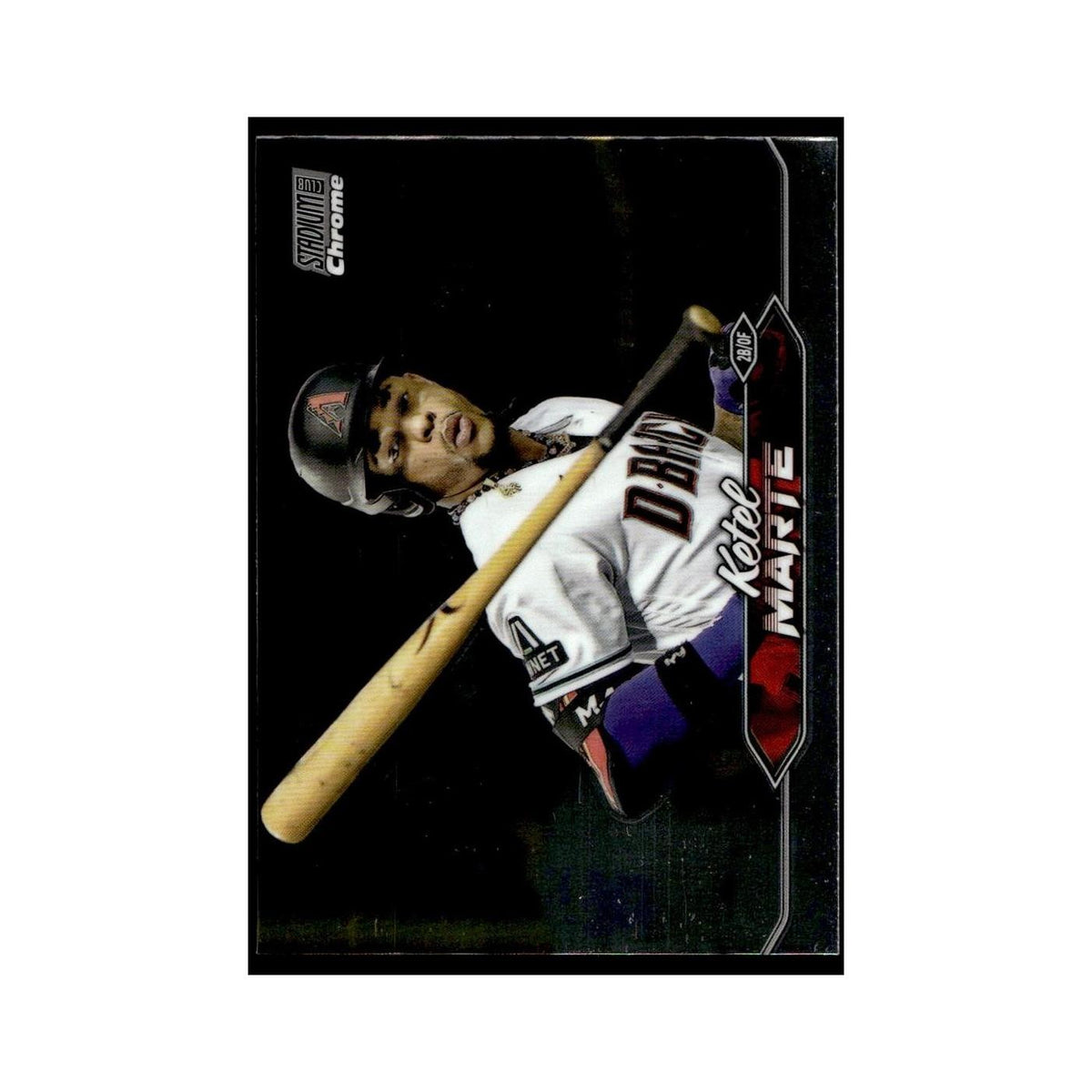 Ketel Marte 2024 Topps Stadium Club Chrome #24 Baseball Card NM