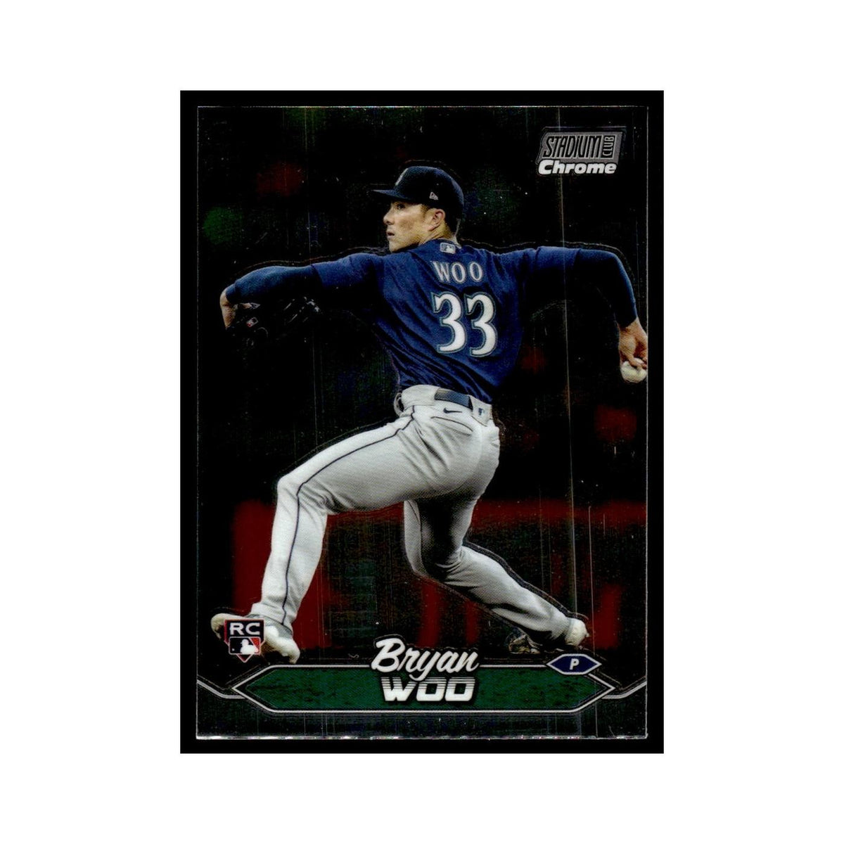 Bryan Woo 2024 Topps Stadium Club Chrome #285 Baseball Card NM