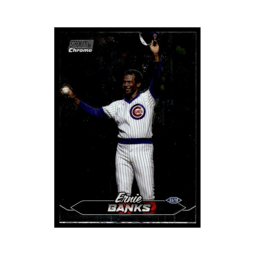 Ernie Banks 2024 Topps Stadium Club Chrome #88 Baseball Card NM