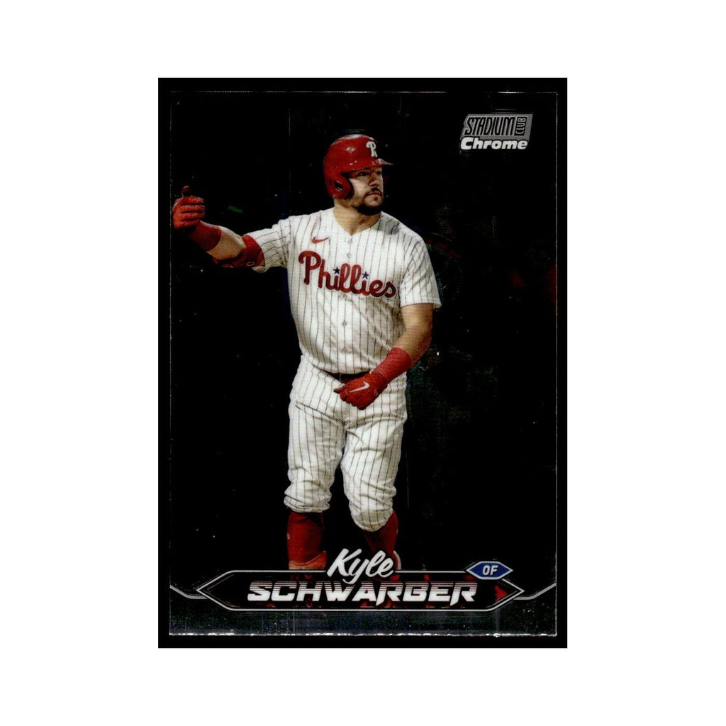 Kyle Schwarber 2024 Topps Stadium Club Chrome #221 Baseball Card NM