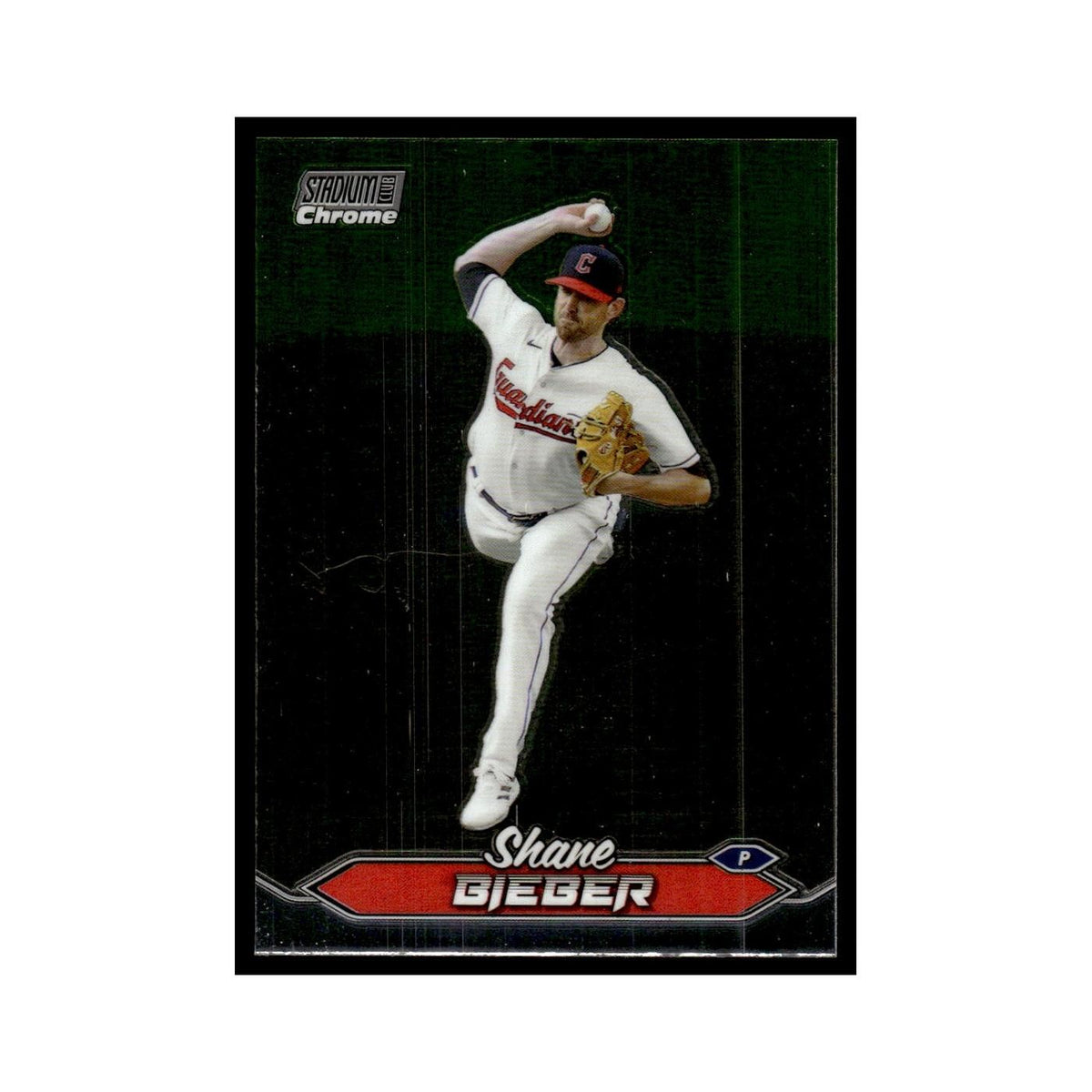 Shane Bieber 2024 Topps Stadium Club Chrome #66 Baseball Card NM