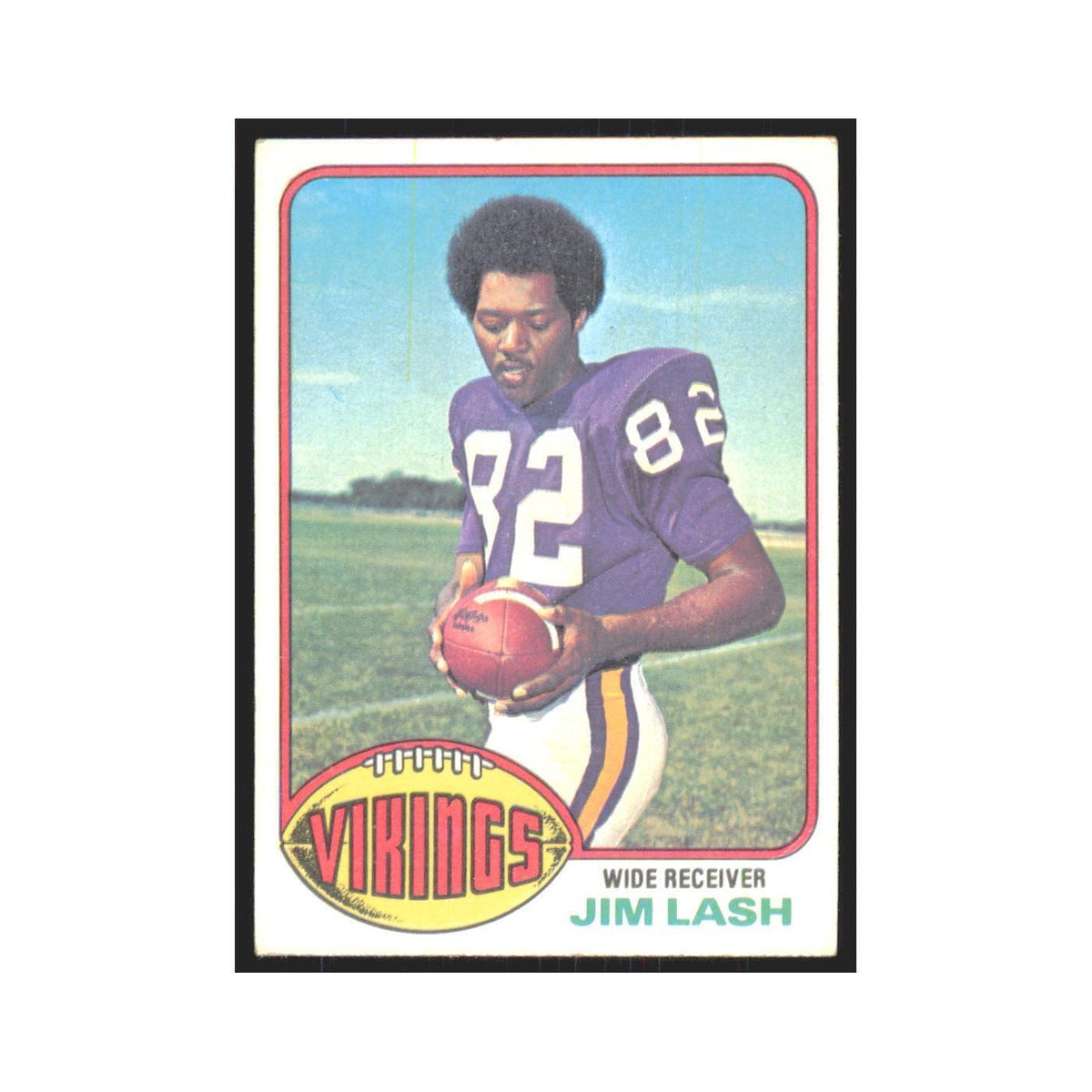 Jim Lash 1976 Topps #271 Minnesota Vikings Football Card EX
