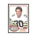 Ernie Jackson 1976 Topps #122 New Orleans Saints Football Card EX