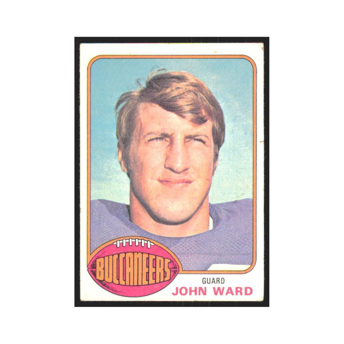 John Ward 1976 Topps #268 Tampa Bay Buccaneers Football Card EX