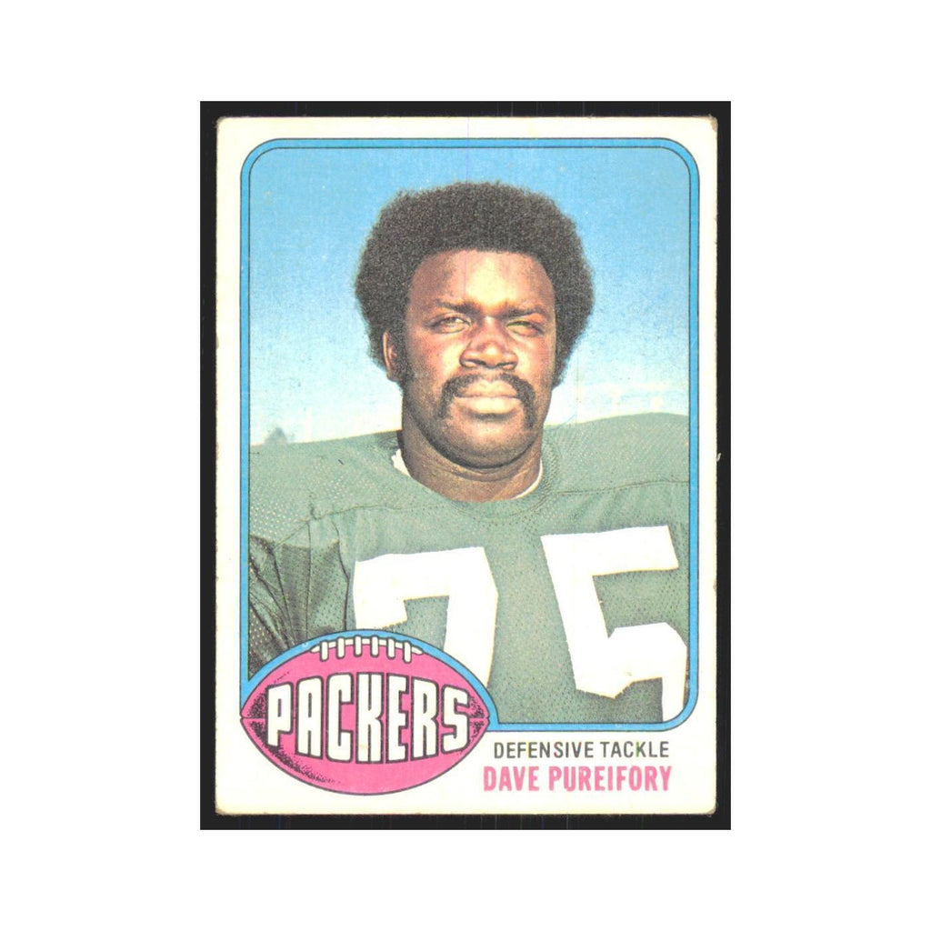 Dave Pureifory 1976 Topps #99 Green Bay Packers Football Card EX