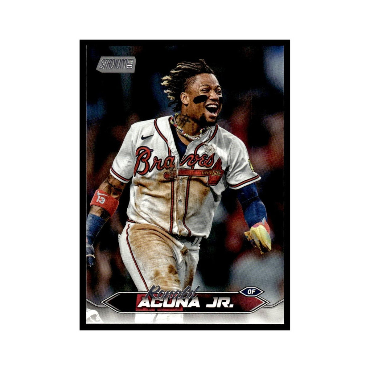 Ronald Acuña Jr. 2024 Topps Stadium Club #100 Baseball Card NM