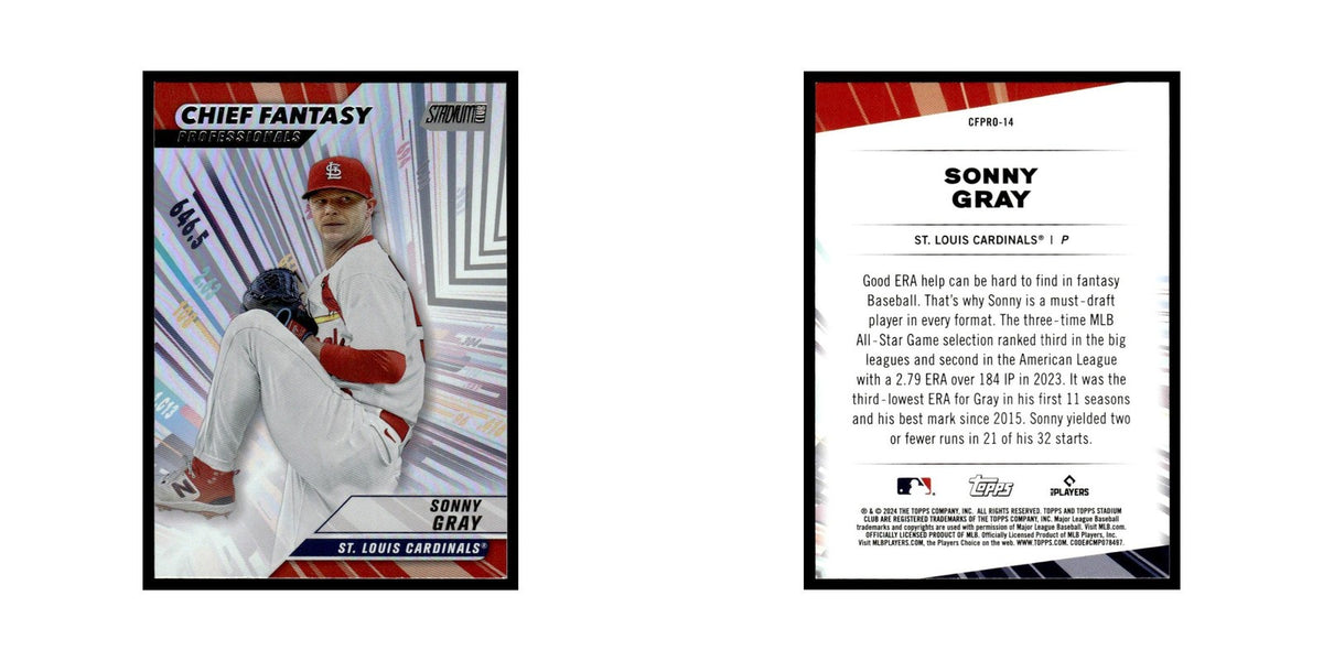 Sonny Gray 2024 Topps Stadium Club #CFPRO-14 Baseball Card NM