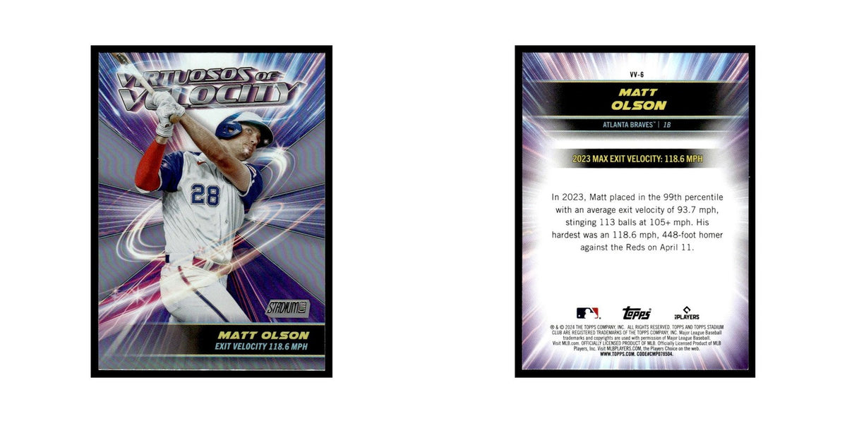 Matt Olson 2024 Topps Stadium Club #VV-6 Baseball Card NM