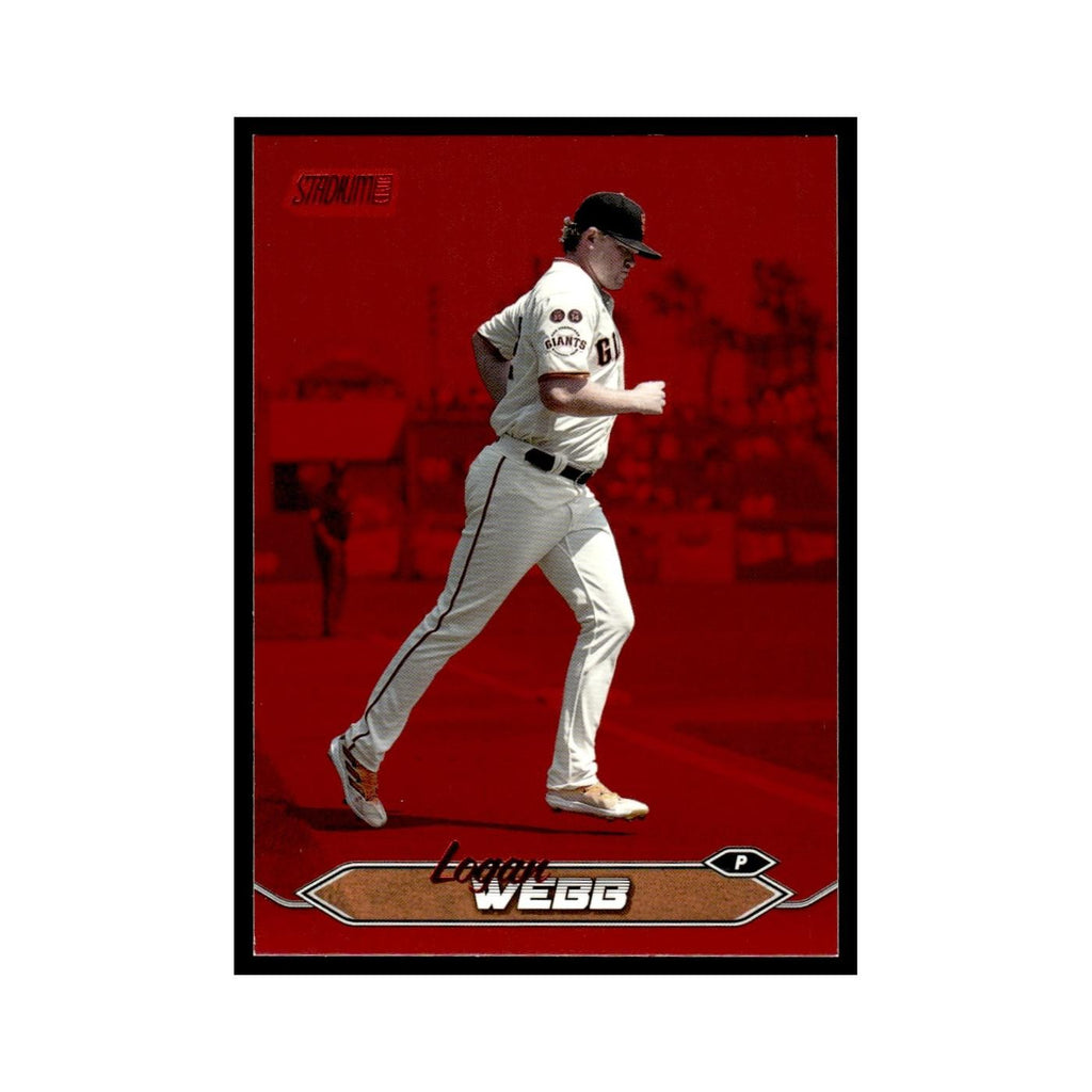 Logan Webb 2024 Topps Stadium Club Red #288 Baseball Card NM