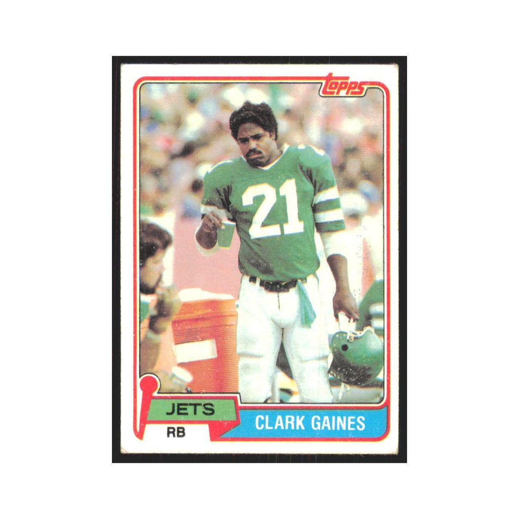 Clark Gaines 1981 Topps #144 New York Jets Football Card NM