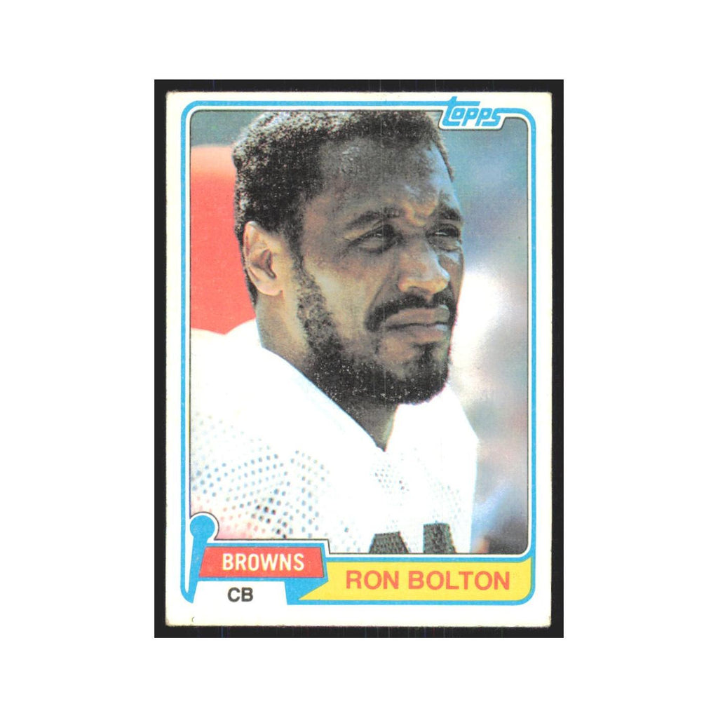 Ron Bolton 1981 Topps #221 Cleveland Browns Football Card NM