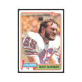 Mike Barber 1981 Topps #99 Houston Oilers Football Card NM