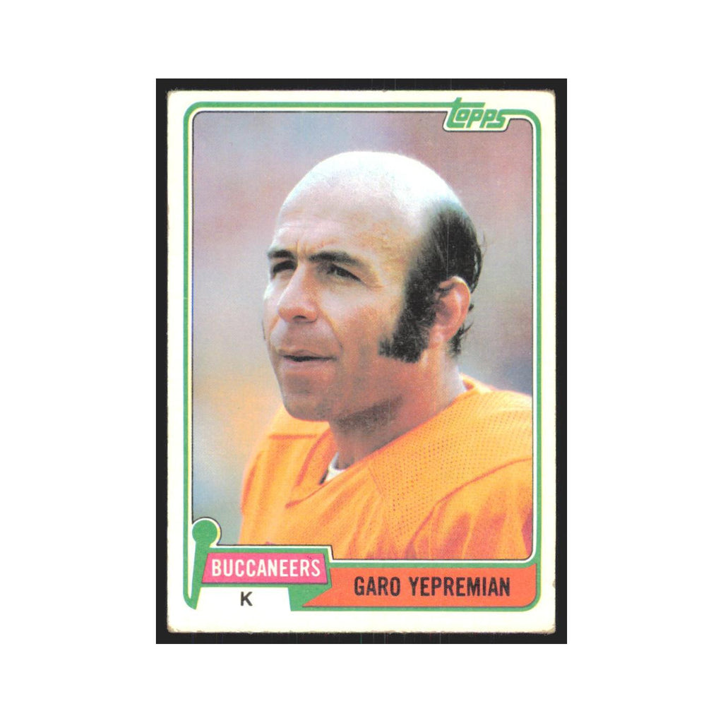 Garo Yepremian 1981 Topps #373 Tampa Bay Buccaneers Football Card NM