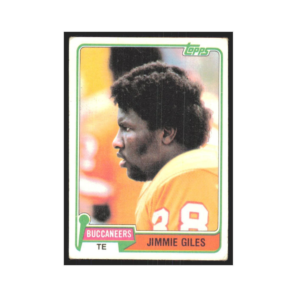 Jimmie Giles 1981 Topps #293 Tampa Bay Buccaneers Football Card NM