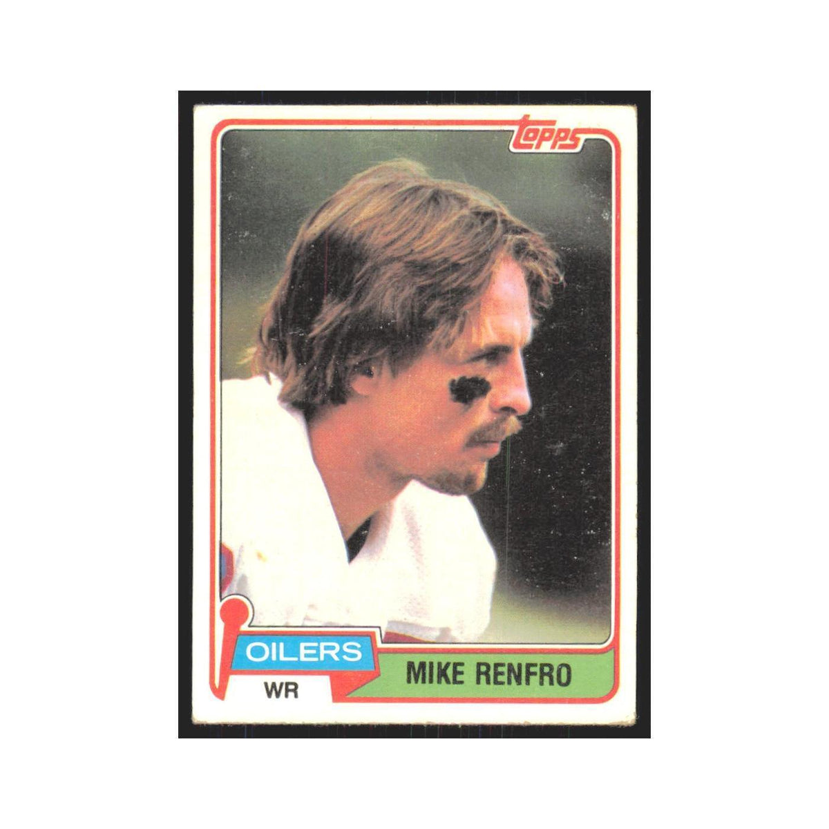 Mike Renfro 1981 Topps #58 Houston Oilers Football Card NM