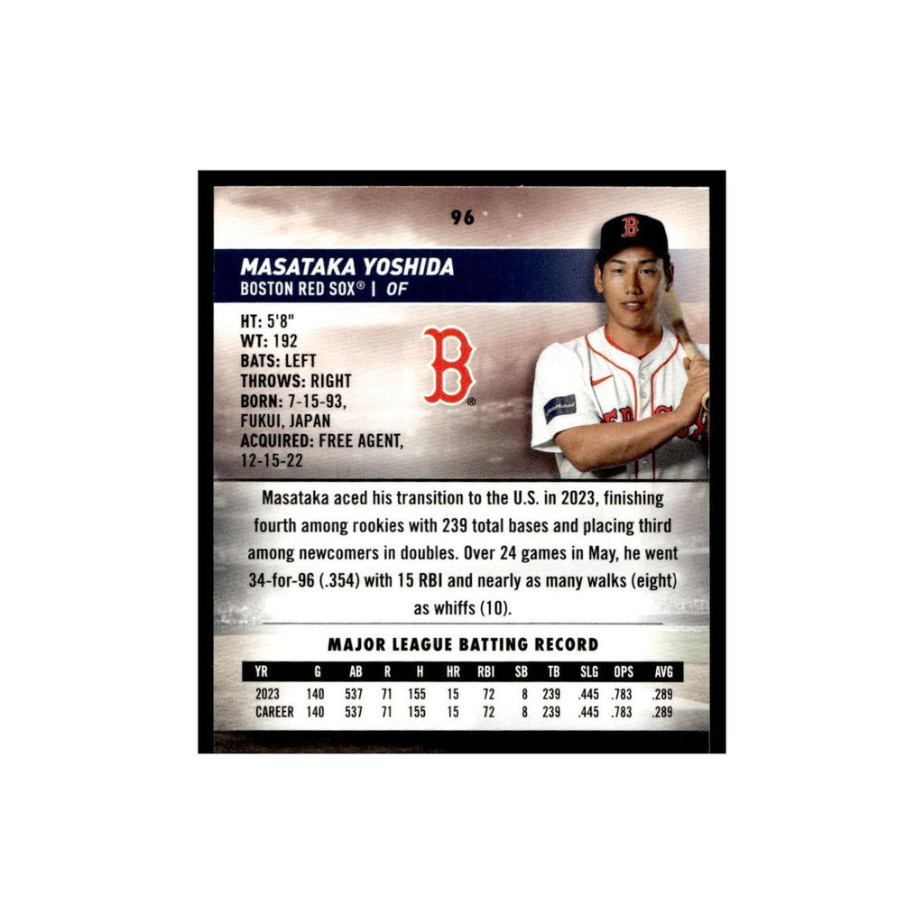 Masataka Yoshida 2024 Topps Stadium Club #96 Boston Red Sox Baseball Card NM