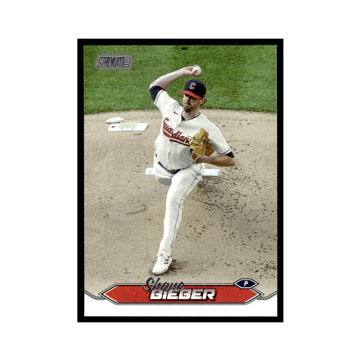 Shane Bieber 2024 Topps Stadium Club #66 Cleveland Guardians Baseball Card NM