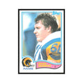 Dennis Harrah 1982 Topps #378 Los Angeles Rams Football Card NM