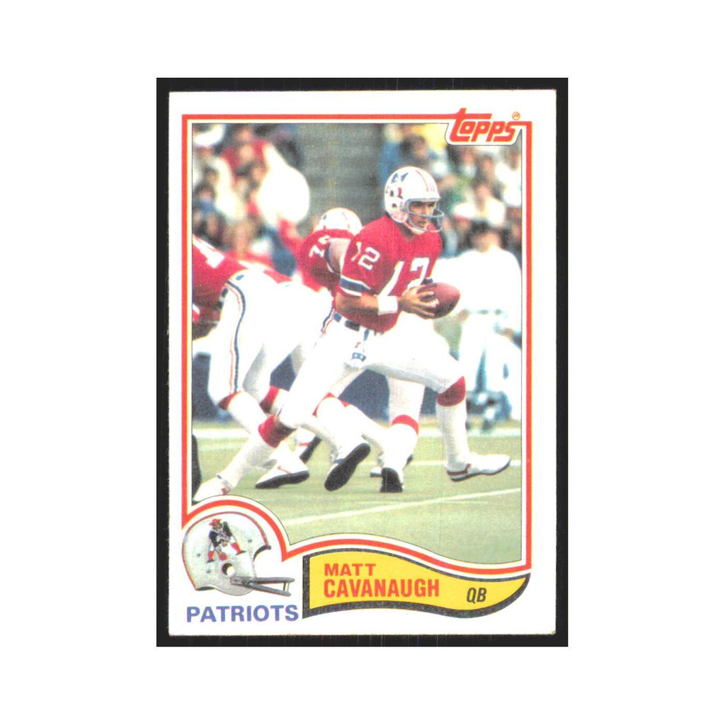 Matt Cavanaugh 1982 Topps #144 New England Patriots Football Card NM