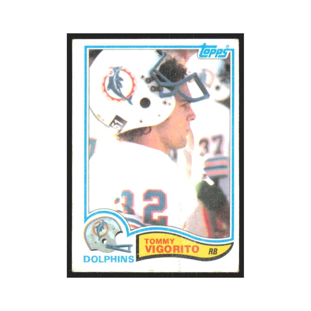 Tommy Vigorito 1982 Topps #137 Miami Dolphins Football Card NM