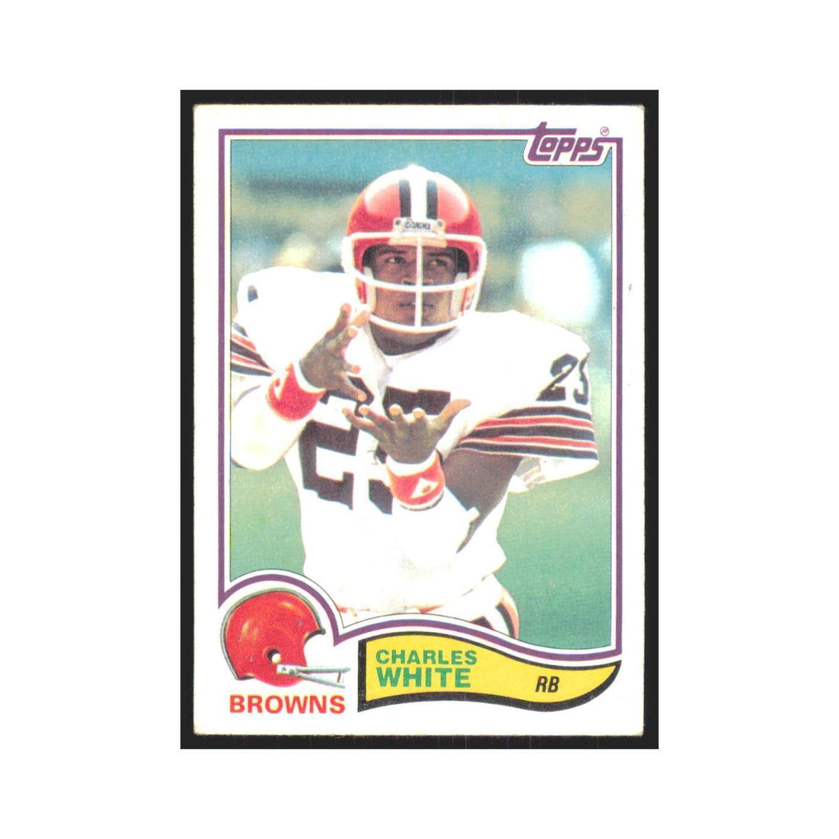 Charles White 1982 Topps #75 Cleveland Browns Football Card NM