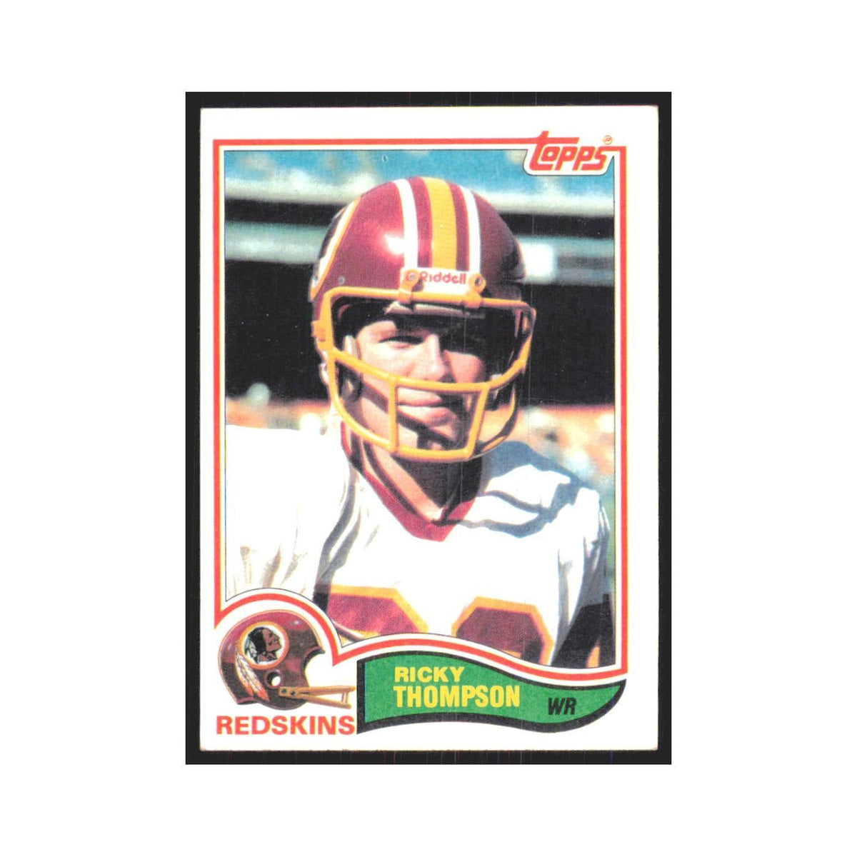 Ricky Thompson 1982 Topps #522 Washington Redskins Football Card NM
