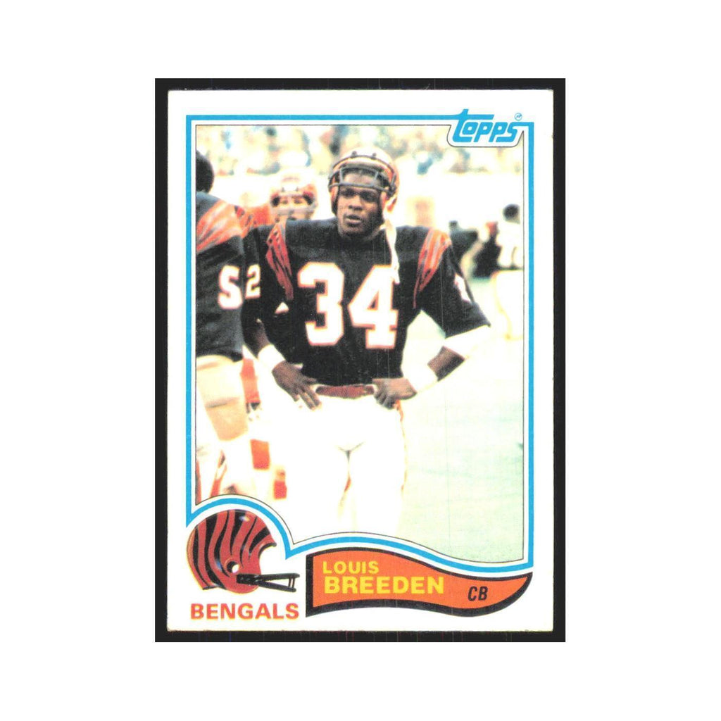 Louis Breeden 1982 Topps #42 Cincinnati Bengals Football Card NM