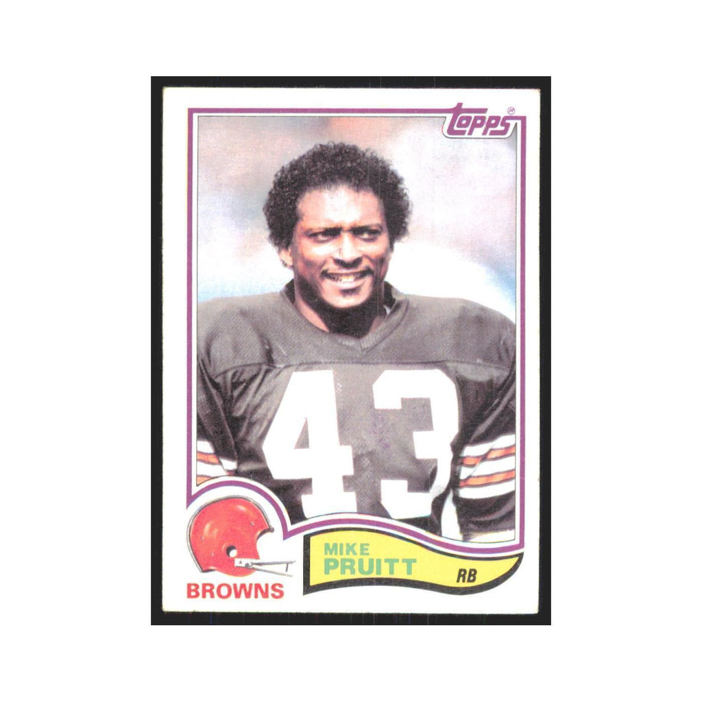 Mike Pruitt 1982 Topps #70 Cleveland Browns Football Card NM