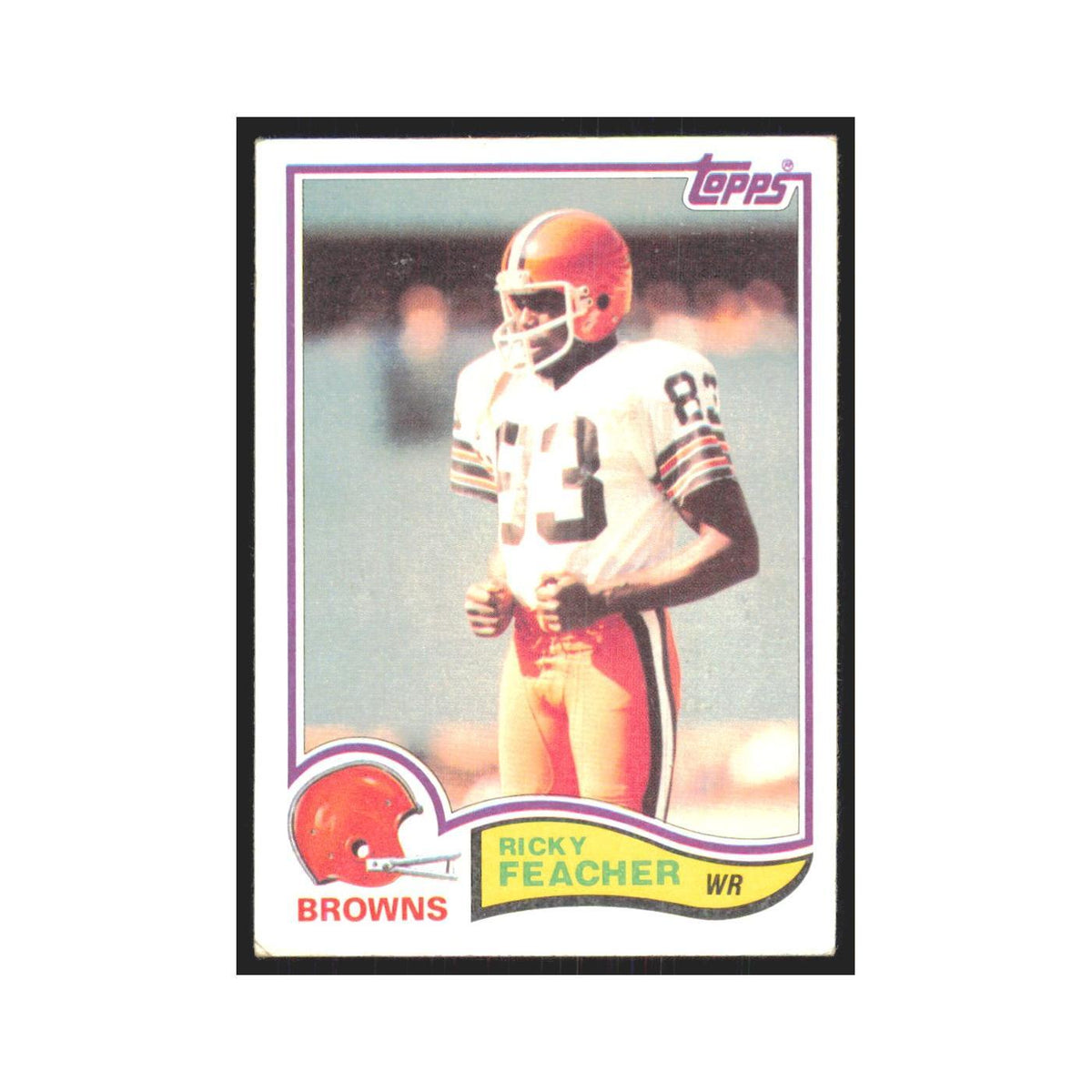 Ricky Feacher 1982 Topps #63 Cleveland Browns Football Card NM