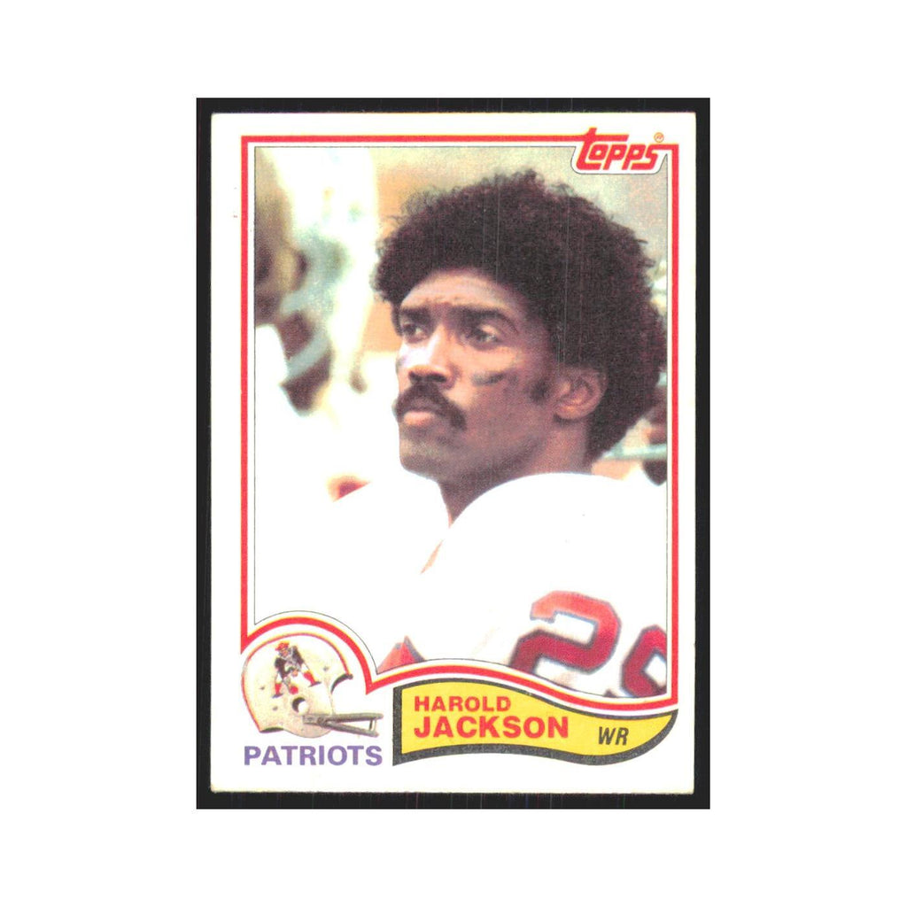 Harold Jackson 1982 Topps #154 New England Patriots Football Card NM