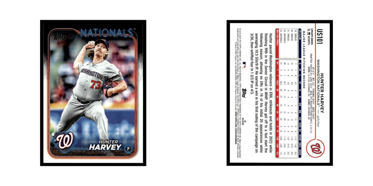 Hunter Harvey 2024 Topps Update #US101 Washington Nationals Baseball Card NM